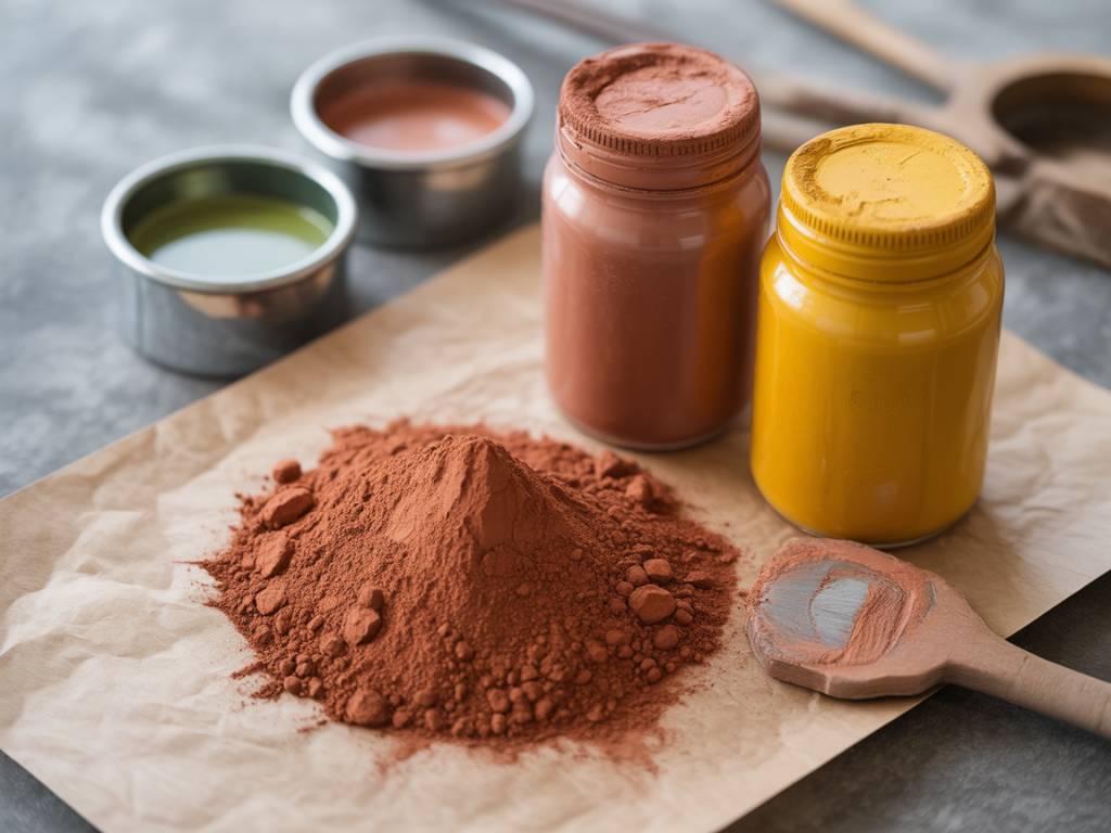 Fabriquer ses propres pigments à base de terres naturelles pour peindre