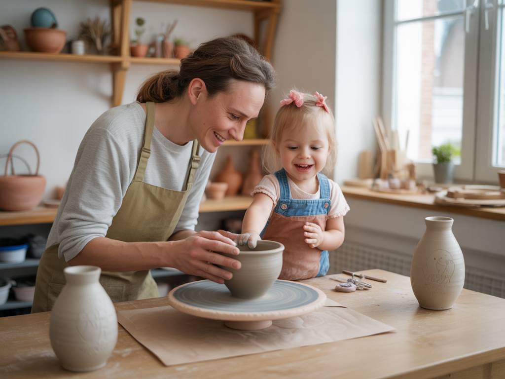 Atelier de poterie en famille : une activité créative et ludique