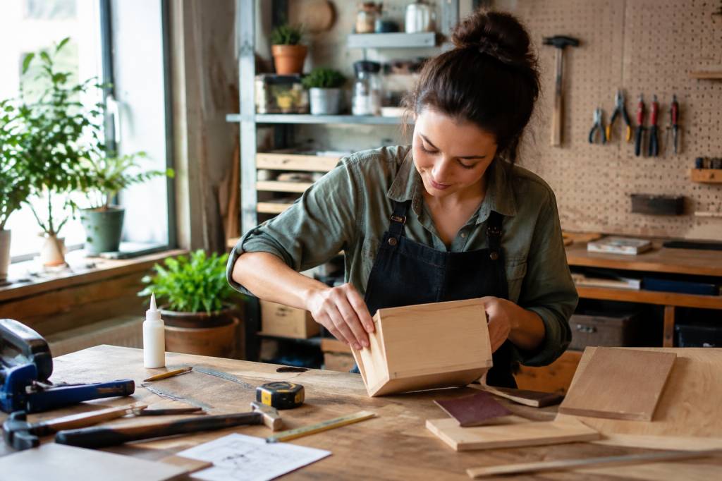 Atelier manuel : idées créatives et techniques pour réaliser vos projets soi-même
