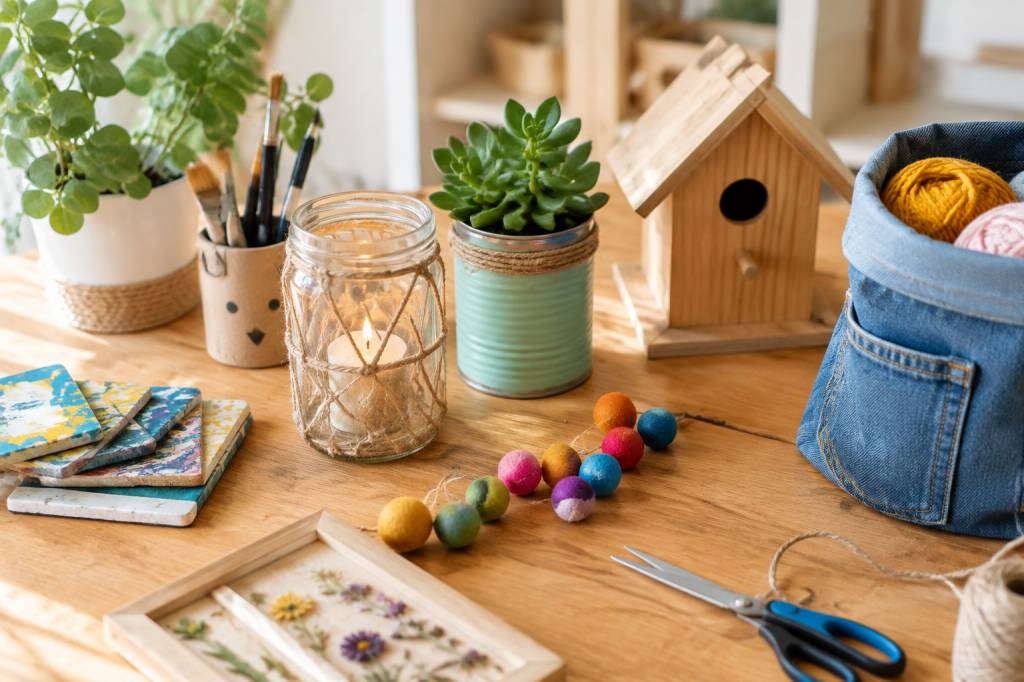 Atelier do it yourself : 10 idées créatives pour fabriquer des objets utiles et décoratifs